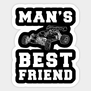 rc car Man's best friend tee tshirt Sticker